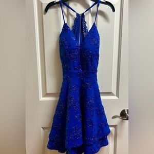 Emerald Sundae Vibrant Blue Dress